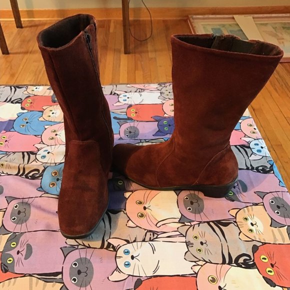 Valleverde women's brown suede boots, size 39,made in Italy - Picture 1 of 2